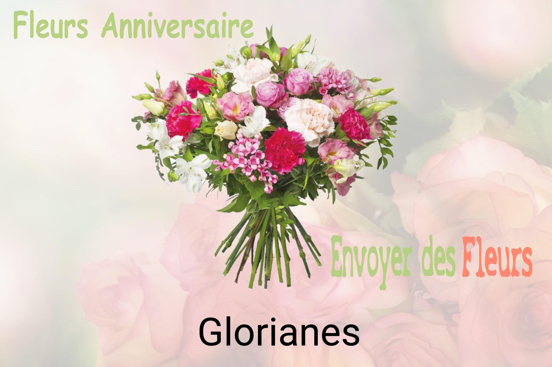 Bouquet de fleurs d’anniversaire livré à Glorianes